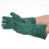 Green Lined Welding Gauntlet