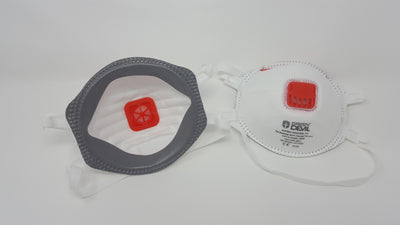 Green Devil P3 Valved Repiratory Disposable Masks (10 PK)